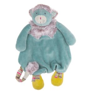 Moulin Roty Les Pachats Blue Cat Comforter