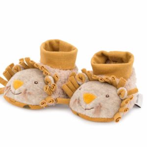 Moulin Roty Sous Mon Baobab Lion Slippers