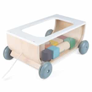 Janod Cocoon Cart With Blocks