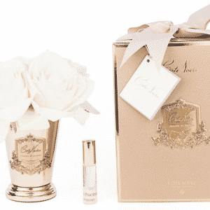 Cote Noire – Seven Rose Bouquet In Champagne – Gold Goblet