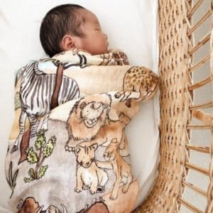 Baby Muslin Swaddle Wrap- Savannah