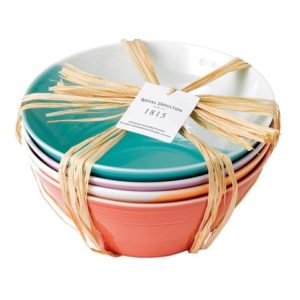 Royal Doulton Noodle Bowls Set Of 4 Brights 21cm