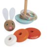 Janod - Stackable Roly Poly Rabbit - Image 2