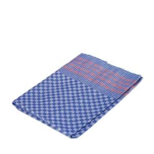 Oversized Kitchen Towelblue Check & Red Stripes