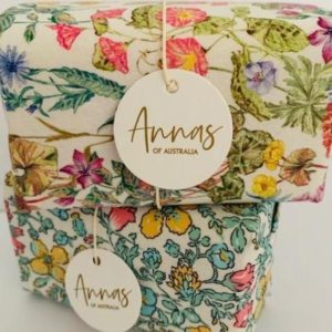 Anna’s Of Australia Liberty Fabric Wrapped Soap ( Pink Or Blues)