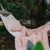 Lazybones - Rosette guilt in Tuscan Pink *organic*cotton -Queen size - Image 3