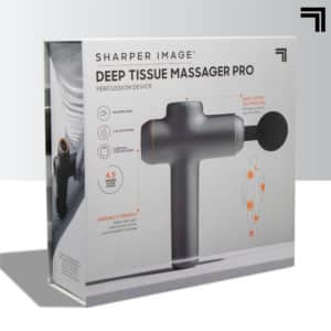 Sharper Image Deep Tissue Percussion Gun -pro Massager With Case