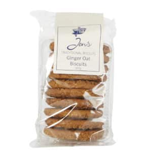 Jen’s Traditional Biscuits – Ginger Oat Biscuits 300g.