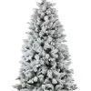 Snowy Wesley Twinkle Led Slim Christmas Tree -6ft ( 183cm )