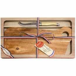 Laguiole Jean Neron – Cheese Knife And Serving Board Gift Boxed Set Rectangular