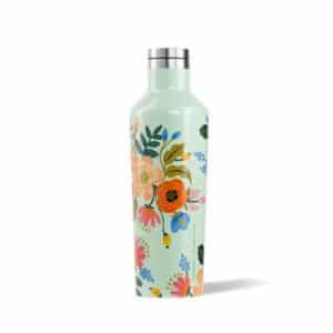 Corkcicle Rifle Paper Co. Canteen Mint Lively Floral Cream 475ml/16oz