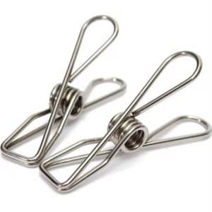 Ioco Stainless Steel Clothes Pegs | Silver – 20 Pegs