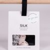 SILK MAGNOLIA. SCRUNCHIES 3 PACK - BLACK, PEONY PINK AND SPOTTY DOTS