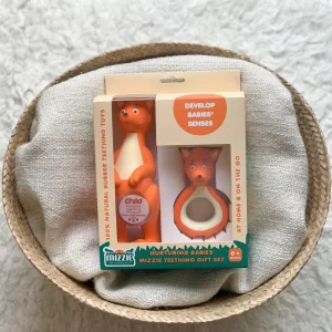 Mizzie Teething Gift Set – 100% Natural Rubber Teethers Set