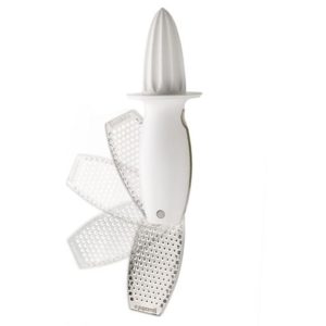 Guzzini Lemon Juicer And Zester Squeeze & Grate Grey/white