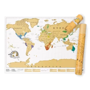 Scratch Map The Travel Edition World Map