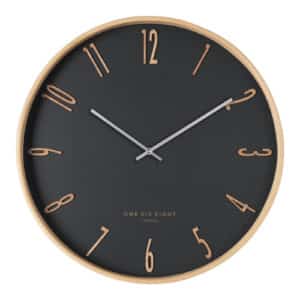 One Six Eight London Callum Silent Wall Clock 53cm Grey