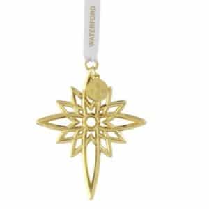 Waterford Golden Star Ornament