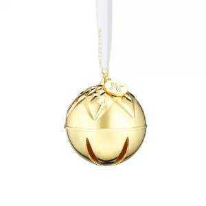 Waterford Christmas Golden Sleigh Bell Ornament