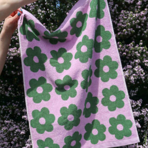 Flowerbed Hand Towel