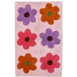 Candy Flowerbed Bath Mat