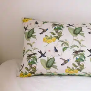 Hummingbird Pillowcase Set *organic Cotton