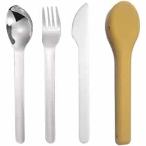 Ioco Travel Cutlery Set | Outback Collection – Wattle – Outback Sunrise | Yellow