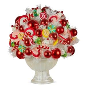 Potted Christmas Centrepiece- Candyland, 69cm