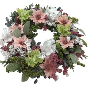 22 In Pink Wreath