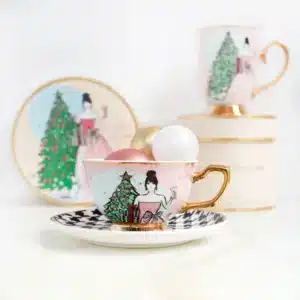 Teacup & Saucer Lucille’s Christmas