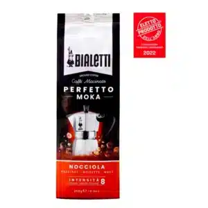 Bialetti Perfetto Moka Hazelnut Ground Coffee 250g