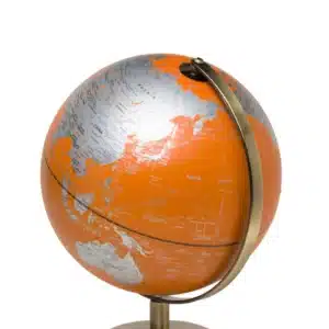 10″ Globe Light – Orange