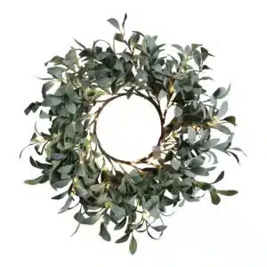 French Country Collections – Olive Wreath Light Up Large