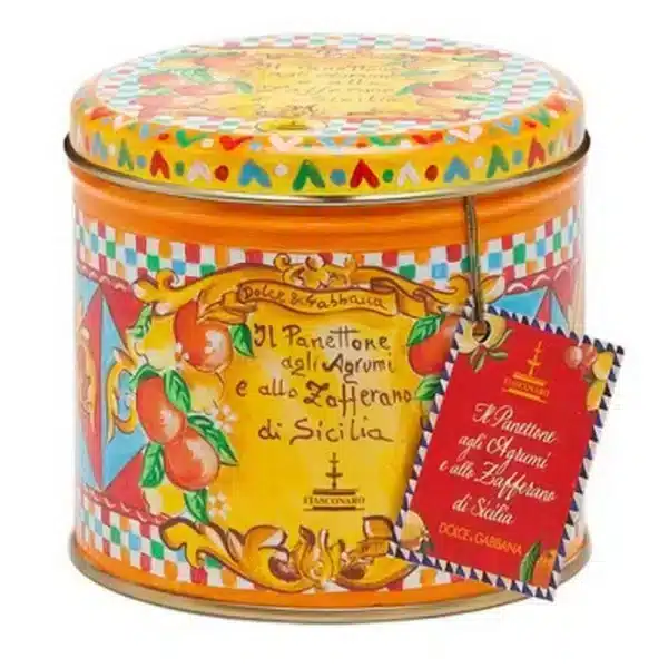 DOLCE & GABBANA Panettone Mini Yellow Tin 100g