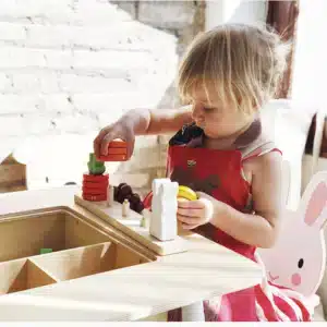 Tender Leaf Toys Forest Wooden Table With Rabbit And Bear Chairs