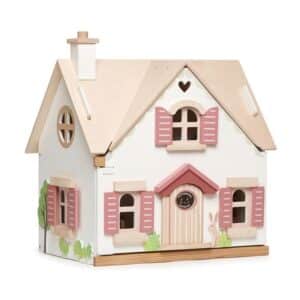 Tender Leaf Toys 44cm Cottontail Cottage Doll House Wooden Toy Set Kids