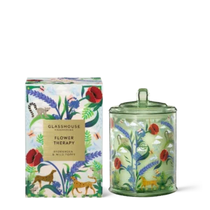 Limited Edition Flower Therapy $59.95 Hydrangea & Wild Poppy 380g Triple Scented Soy Candle