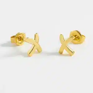 Estella Bartlett Kiss Studs Gold Plated