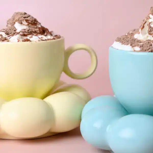 Lottie Mug & Saucer Set  Pearl - Image 6