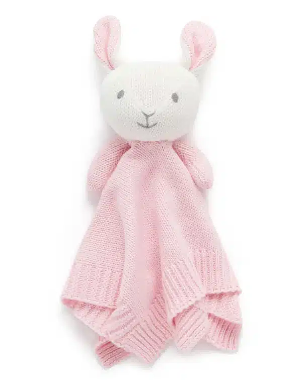 Knitted Bunny Comforter