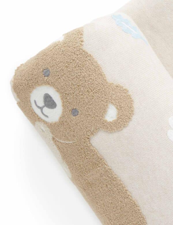 Embroidered Lined Blanket - Image 6