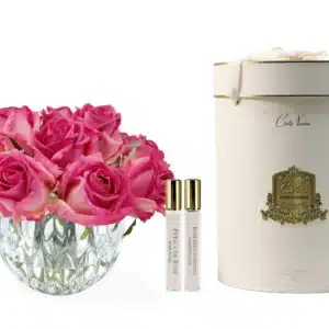 Cote Noire  Cote Noire Luxury Round 13 Rose Bud Bouquet – Magenta – Rrb07