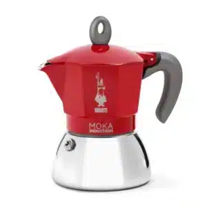 Moka Induction 2 Cup  Red