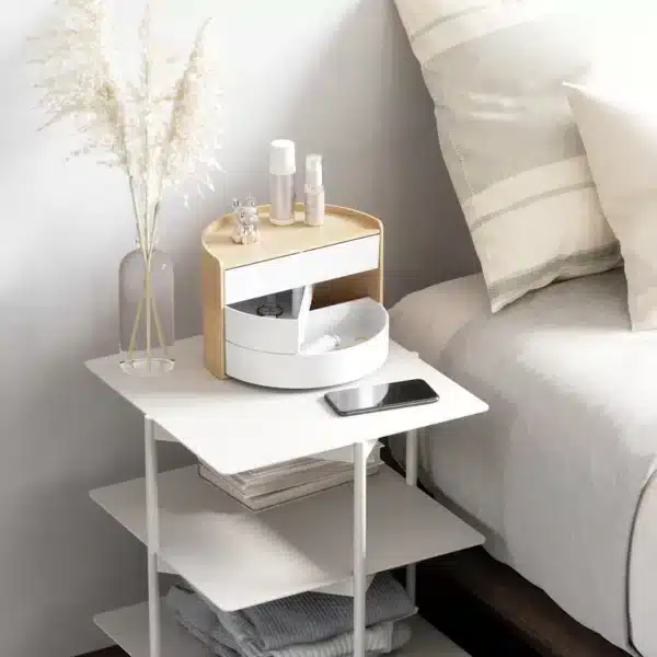 MOONA STORAGE BOX - WHITE/NATURAL - Image 5
