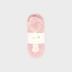 Cosy Cable Slipper Socks