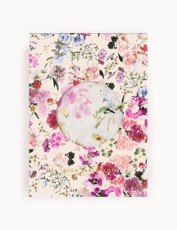 WILDFLOWERS LINEN TABLECLOTH
