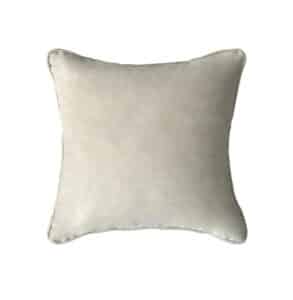55CM THROW CUSHION CREAM VELVET