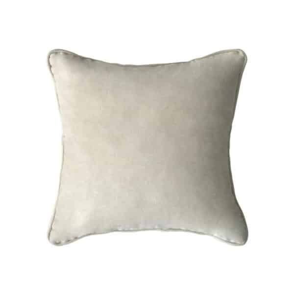 55CM THROW CUSHION CREAM VELVET
