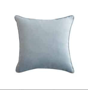 55CM THROW CUSHION  BLUE VELVET