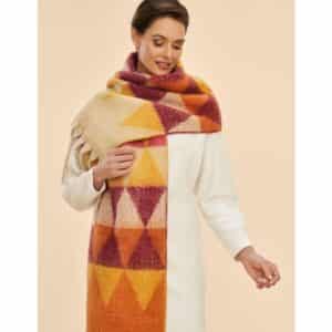 Powder Lulu Cosy Scarf – Fuchsia Mix